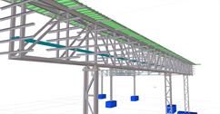 Steel construction of energy bridges